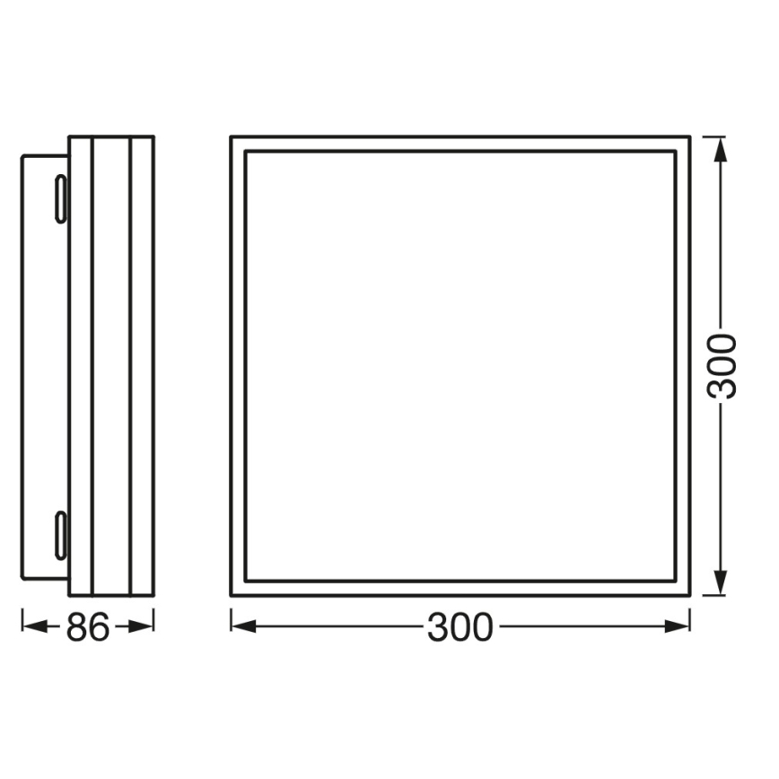 Osram - Plafonnier LED dimmable SMART+ MAGNET LED/24W/230V 30x30 cm 3000-6500K Wi-Fi