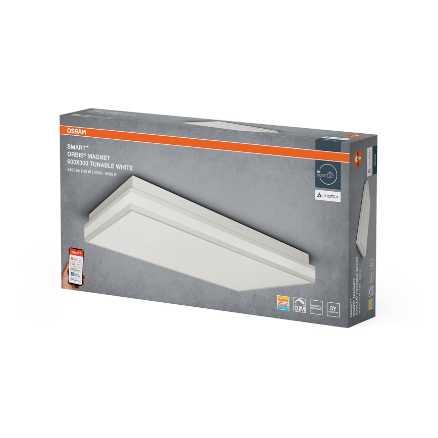 Osram - Plafonnier LED dimmable SMART+ MAGNET LED/42W/230V 30x60 cm 3000-6500K Wi-Fi
