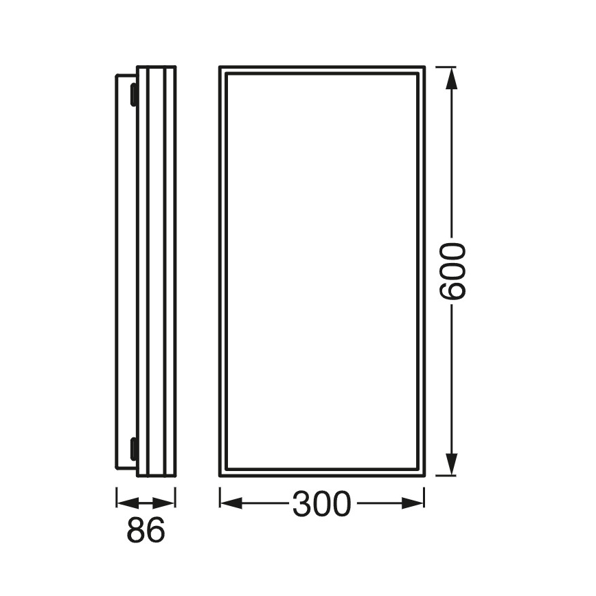 Osram - Plafonnier LED dimmable SMART+ MAGNET LED/42W/230V 30x60 cm 3000-6500K Wi-Fi