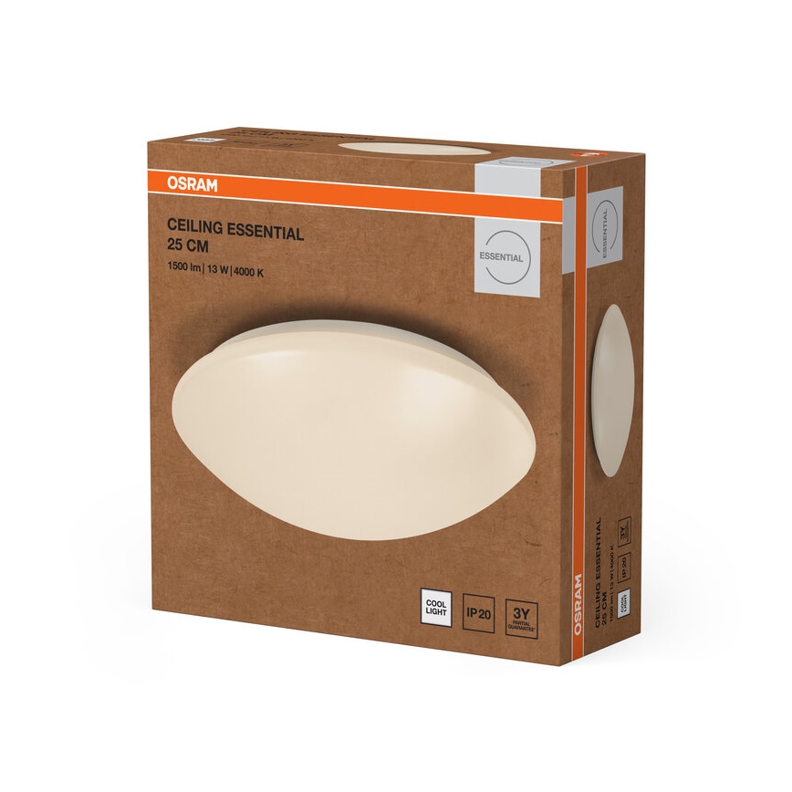 Osram - Plafonnier LED ESSENTIAL LED/13W/230V 4000K Ø 25 cm