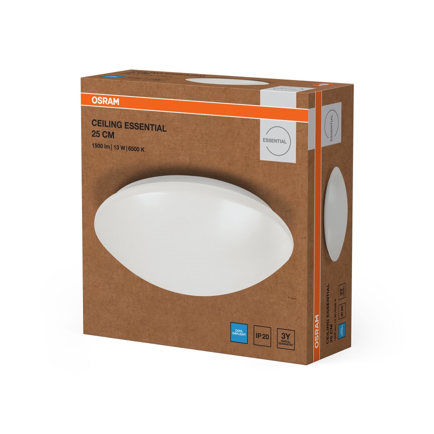 Osram - Plafonnier LED ESSENTIAL LED/13W/230V 6500K Ø 25 cm