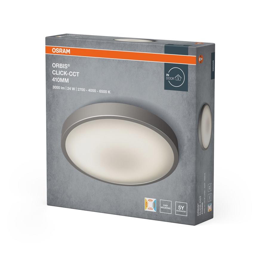 Osram - Plafonnier LED ORBIS LED/24W/230V 2700/4000/6500K Ø 41 cm chrome mat