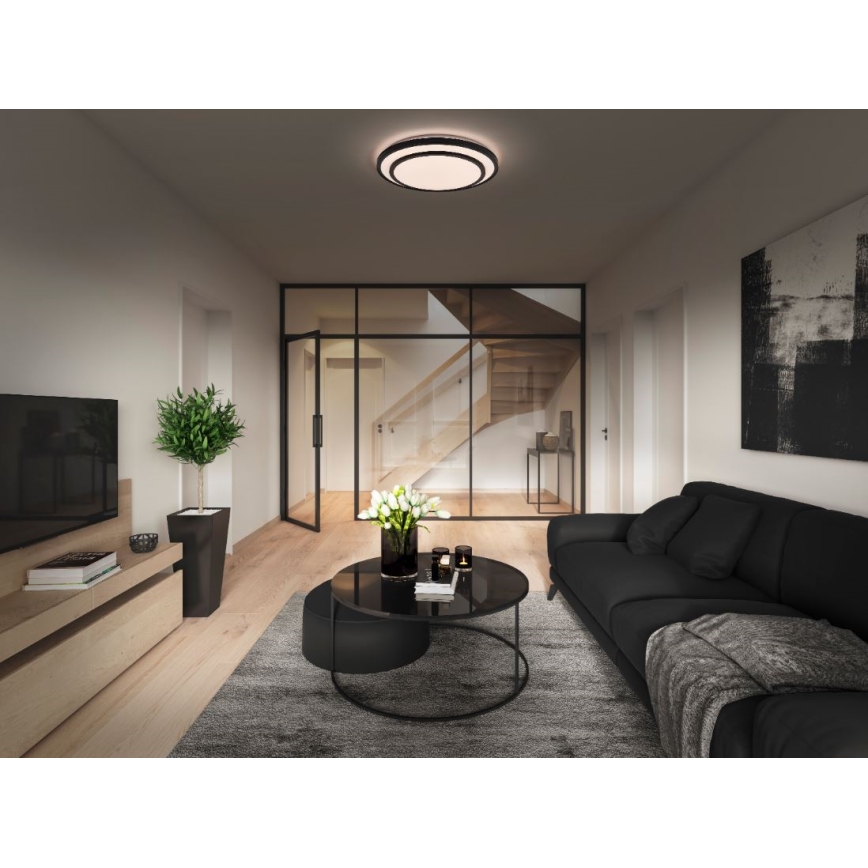 Osram - Plafonnier LED ORBIS BERLIN, 36 W/230 V, Ø 49,2 cm, noir