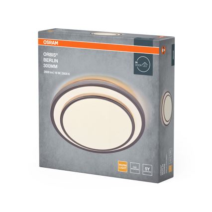 Osram - Plafonnier LED ORBIS BERLIN LED/16W/230V, Ø 29,3 cm, argenté