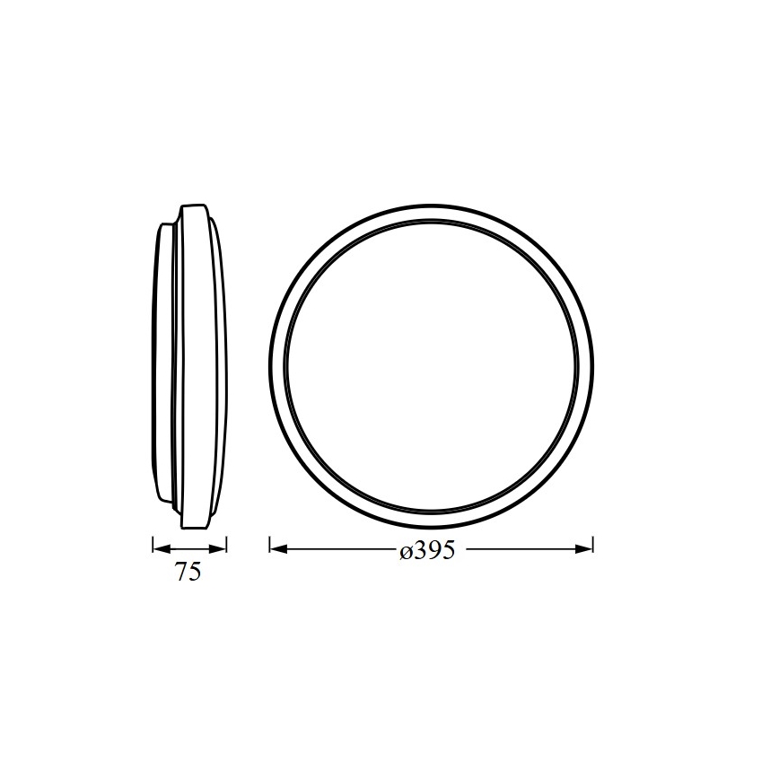 Osram - Plafonnier LED ORBIS LONDON LED/24W/230V Ø 39,5 cm, blanc