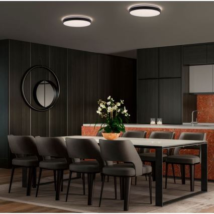 Osram - Plafonnier LED ORBIS LONDON LED/36W/230V Ø 48 cm noir