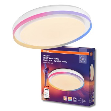 Osram - Plafonnier LED RGBW dimmable SMART+ MAGIC LED/38W/230V Ø 49 cm blanc 2700-6500K Wi-Fi
