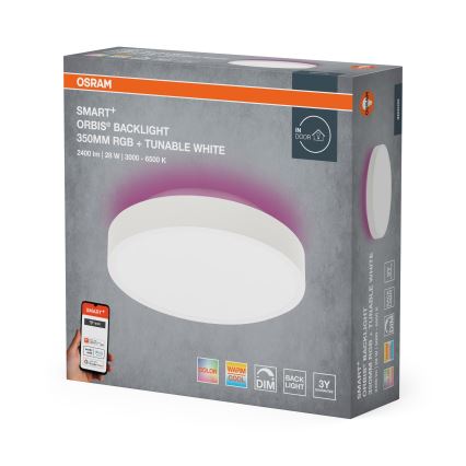 Osram - Plafonnier LED RGBW dimmable SMART+ ORBIS LED/28W/230V Ø 35 cm 2700–6500K Wi-Fi