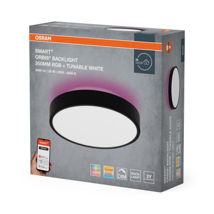 Osram - Plafonnier LED RGBW dimmable SMART+ ORBIS LED/28W/230V diam. 35 cm 2700-6500K Wi-Fi