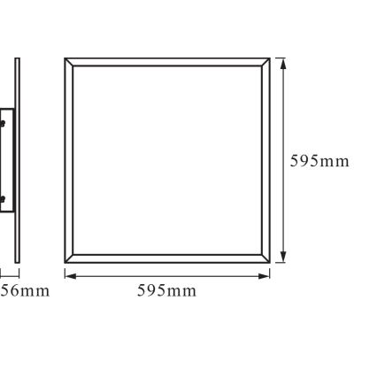 Osram - Plafonnier LED RVBW dimmable SMART+ PLANON LED/36W/230V 60x60 cm Wi-Fi