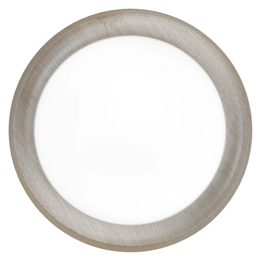Osram - Plafonnier ORBIS MADRID 2xE27/10W/230V, diam. 29 cm, décor bois