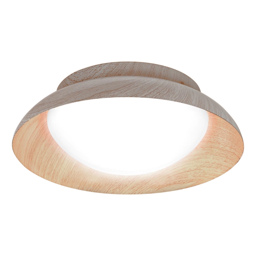 Osram - Plafonnier ORBIS MILAN 2xE27/10W/230V diamètre 30,5 cm, décor bois
