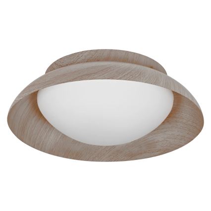 Osram - Plafonnier ORBIS MILAN 2xE27/10W/230V diamètre 30,5 cm, décor bois
