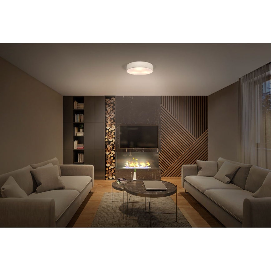 Osram - Plafonnier ORBIS PARIS 1xE27/25W/230V Ø 30 cm crème