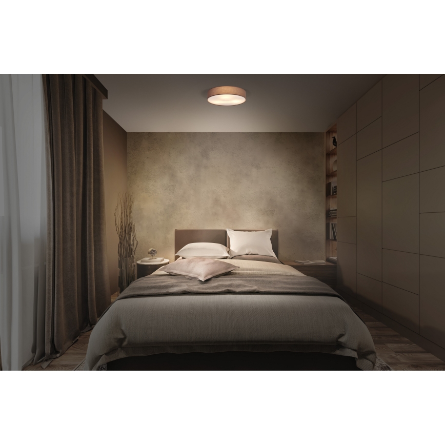 Osram - Plafonnier ORBIS PARIS 1xE27/25W/230V Ø 30 cm marron