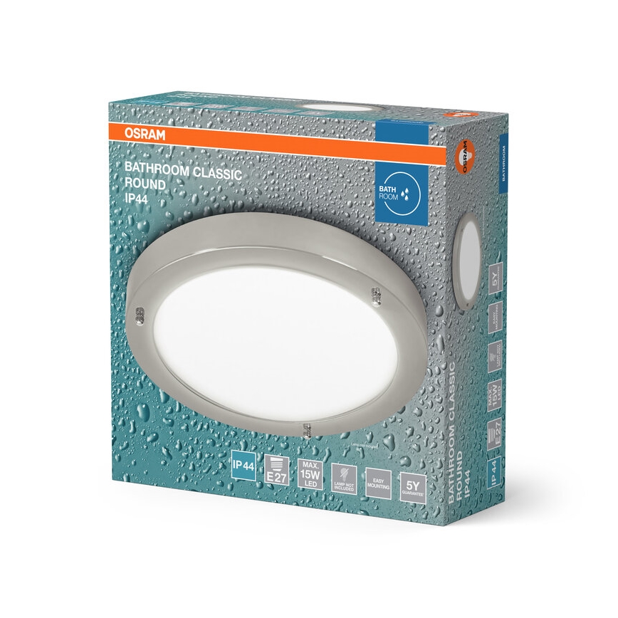 Osram - Plafonnier pour salle de bains BATHROOM CLASSIC 1x E27/15W/230V Ø 31 cm IP44