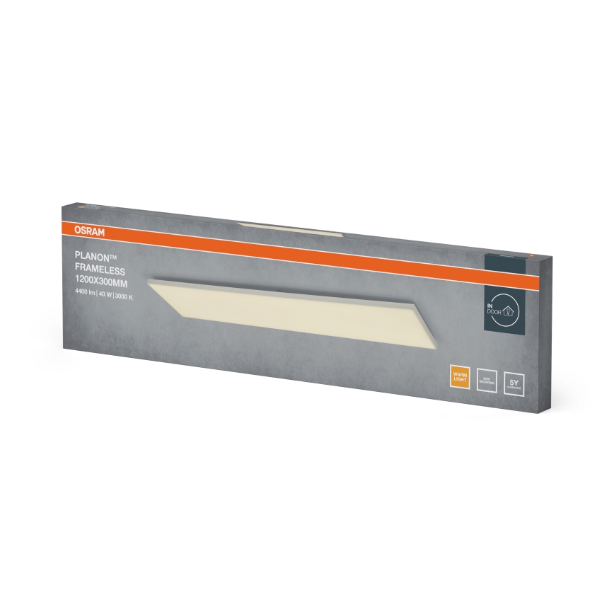 Osram - PLANON LED Aufbau-Panel/40W/230V 3000K 30x120 cm weiß