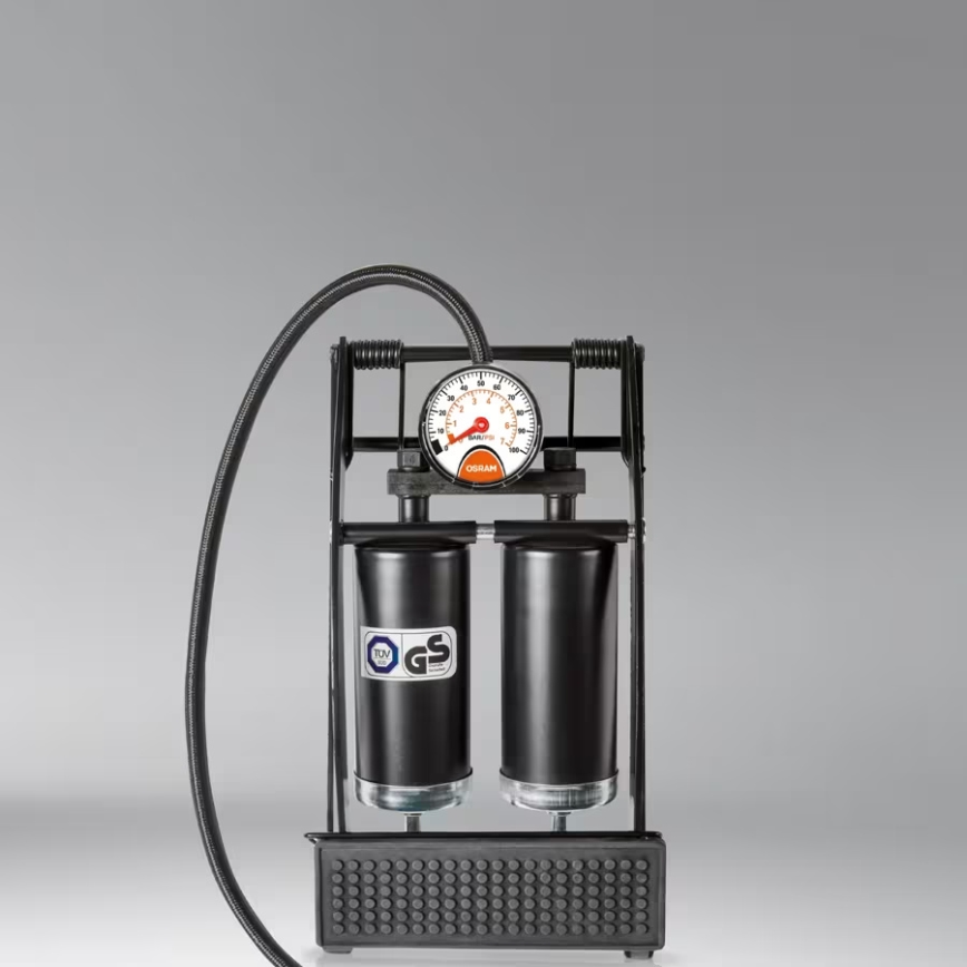 Osram - Pompa a pedale per pneumatici con manometro TYREINFLATE 20 ESSENTIAL OFP20ESN