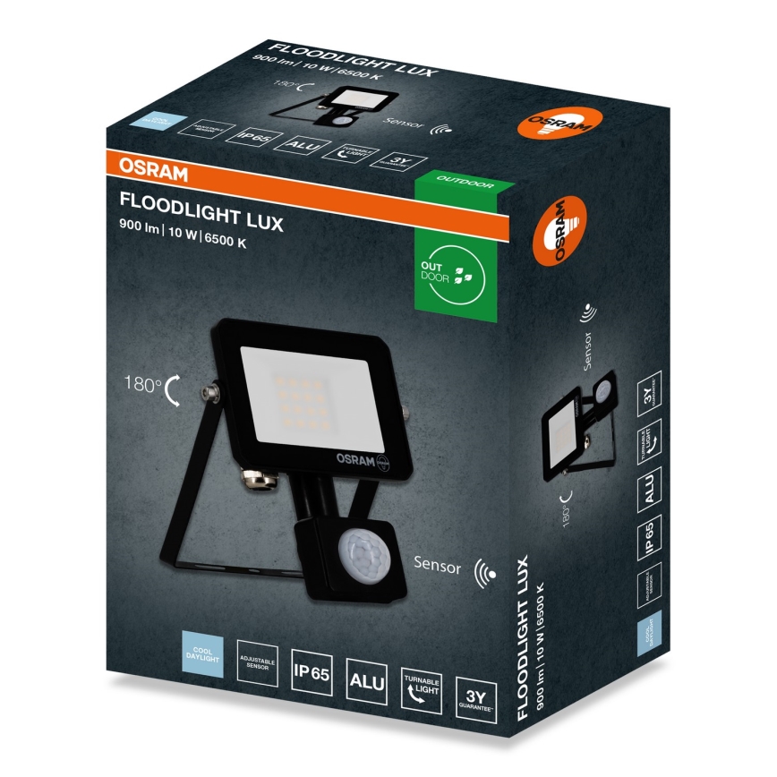 Osram - Proiettore LED con sensore FLOODLIGHT LED/10W/230V 6500K IP65