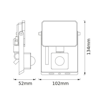 Osram - Proiettore LED con sensore FLOODLIGHT LED/10W/230V 6500K IP65