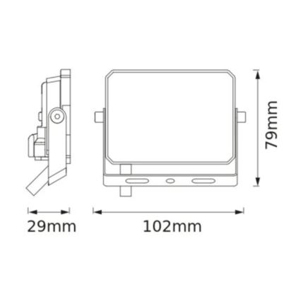 Osram - Proiettore LED FLOODLIGHT LED/10W/230V 3000K IP65