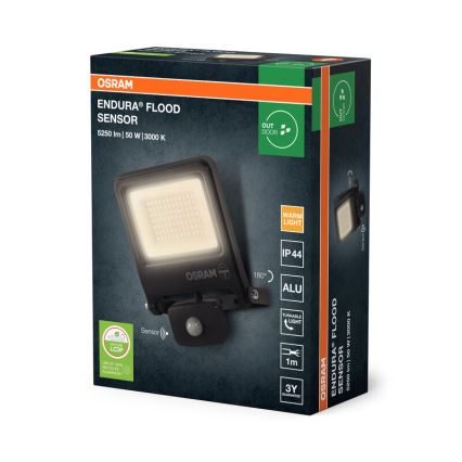 Osram - Projecteur LED avec capteur ENDURA LED/50W/230V 3000K IP44