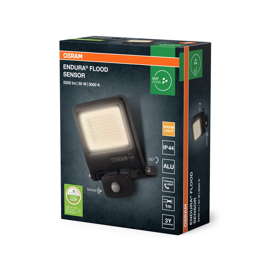 Osram - Projecteur LED avec capteur ENDURA LED/50W/230V 3000K IP44