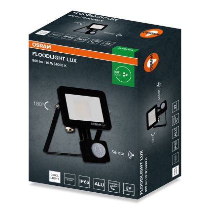 Osram - Projecteur LED avec détecteur de mouvement FLOODLIGHT LED/10W/230V 4000K IP65