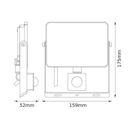 Osram - Projecteur LED avec détecteur de mouvement FLOODLIGHT LED/30W/230V 4000K IP65