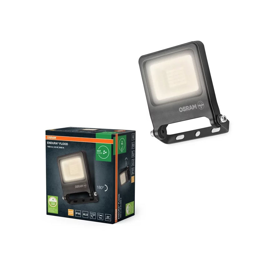 Osram - Projecteur LED ENDURA LED/20W/230V 3000K IP65 anthracite