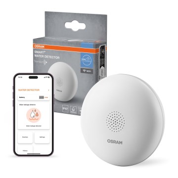 Osram - Rilevatore di perdite d'acqua SMART+ 3V Wi-Fi IP67 1400 mAh