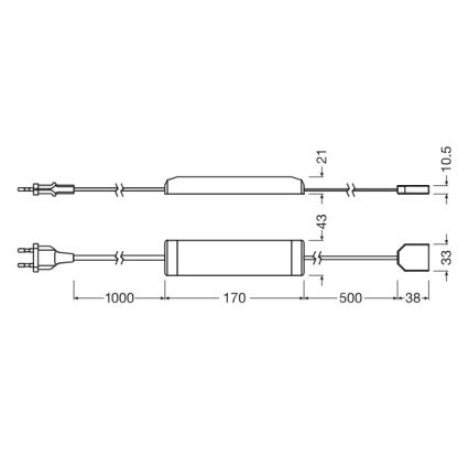 Osram - ruban LED dimmable FLEX ACOUSTIC 2,6m LED/29W/230V + télécommande