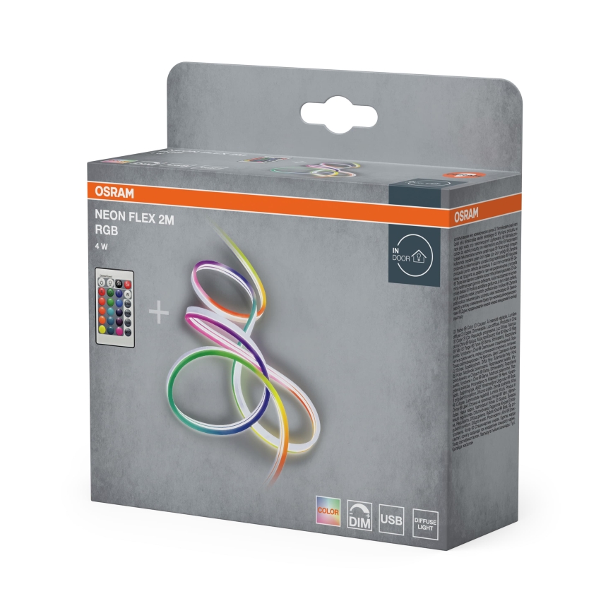 Osram - LED RGBW ruban dimmable NEON FLEX 2m LED/4W/5V + télécommande