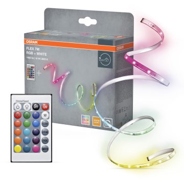 Osram - Ruban LED RGBW dimmable FLEX 7m LED/18W/230V + télécommande