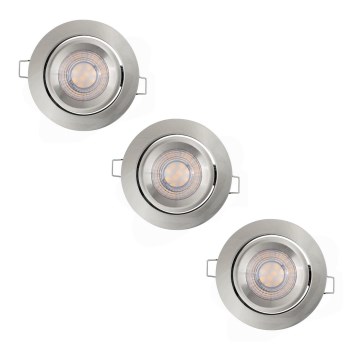 Osram - Set da 3 faretti da incasso LED dimmerabili LED/4,9W/230V