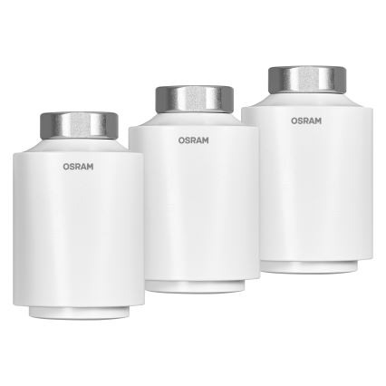 Osram - Set da 3 teste termostatiche SMART+ Wi-Fi (alimentazione 3x AA)