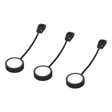 Osram - Set di 3 lampade sottopensili a LED UNDERCABINET LED/3W/230V 3000K nere