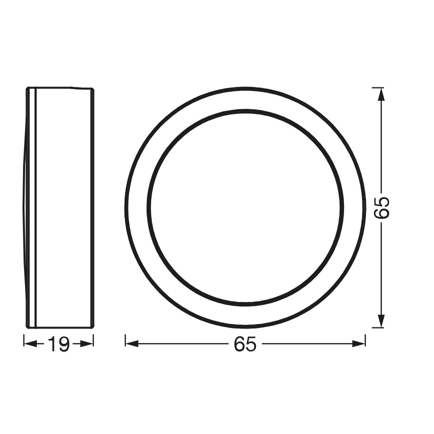 Osram - Set di 3 lampade sottopensili a LED UNDERCABINET LED/3W/230V 3000K nere