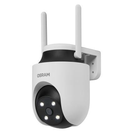 Osram - Smarte Außenkamera 360° mit 2K‑Sensor SMART+ 230V IP67 Wi‑Fi