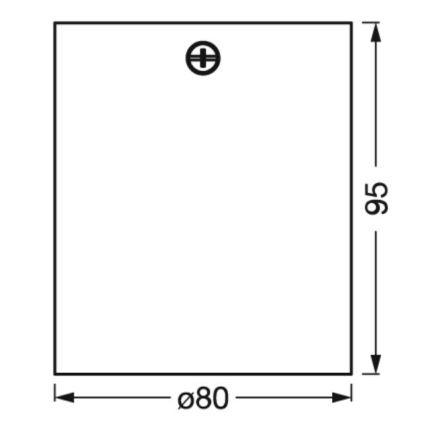 Osram - Spot directionnel SPOT 1xGU10/7W/230V noir