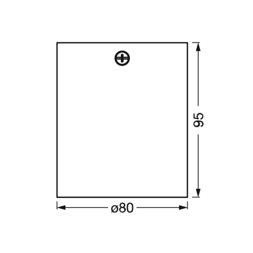 Osram - Spot directionnel SPOT 1xGU10/7W/230V noir