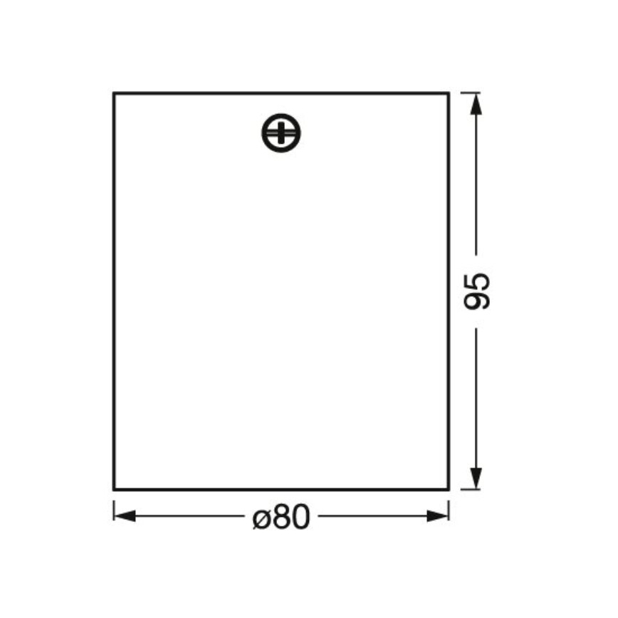 Osram - Spot-Einbauleuchte SPOT 1xGU10/7W/230V weiß