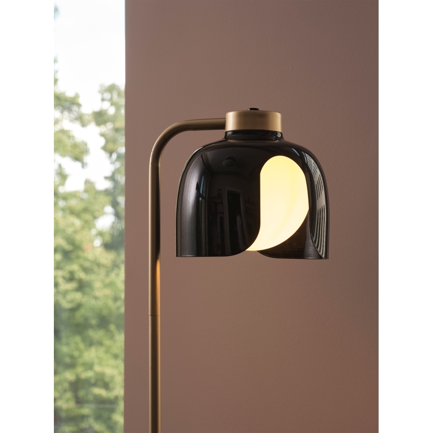 Osram - Stehleuchte DECOR COROLLE 1xE27/15W/230V schwarz/gold