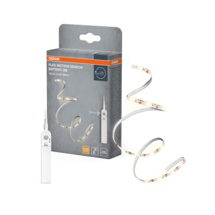 Osram - Striscia LED con sensore di movimento FLEX 2m LED/3,6W/4xAA