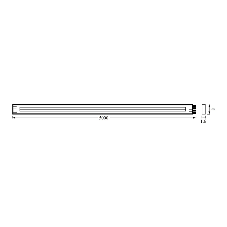 Osram - Striscia LED FLEX COB 5m LED/24W/230V