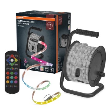 Osram - Striscia LED RGB dimmerabile per esterni FLEX 20m LED/135W/230V IP65 + telecomando