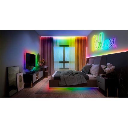 Osram - Striscia LED RGB dimmerabile SMART+ MAGIC 5m LED/35W/230V Wi-Fi + telecomando