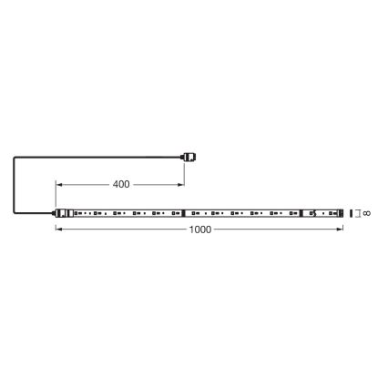 Osram - Striscia LED SMART+ FLEX RGB+TW dimmerabile 1m LED/3,4W/230V 2700-6500K Wi-Fi