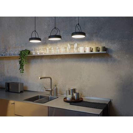 Osram - Suspension LED sur câble DECOR PUCK 3xLED/12W/230V noire