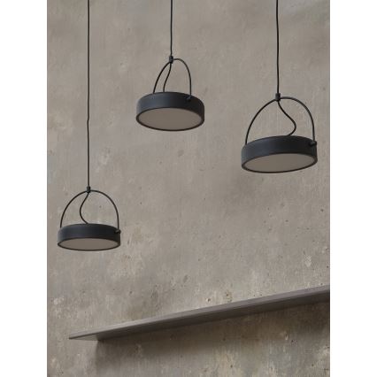 Osram - Suspension LED sur câble DECOR PUCK 3xLED/12W/230V noire